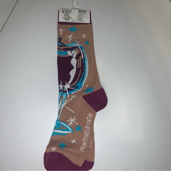 ☀️4/$15 Sale☀️ Primitives By Kathy ~ Lol Socks~ New~ One Size Fits Most - Picture 5 of 8